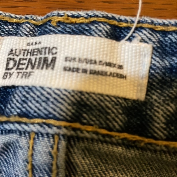 Mini Denim skirt with racer stripes - Picture 2 of 5